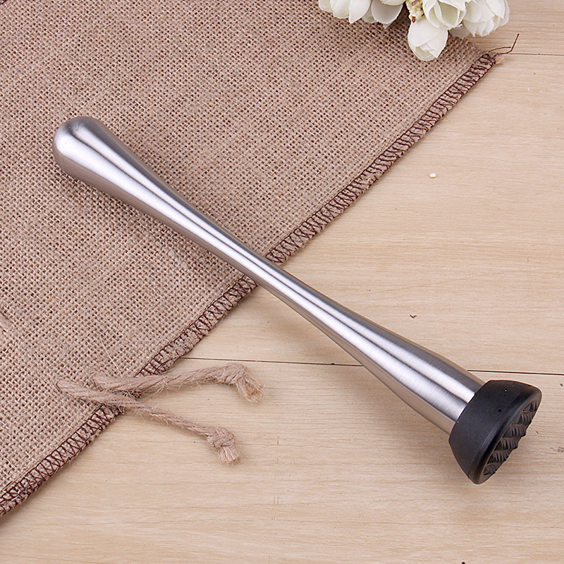 Chày dầm mojito chất liệu Inox siêu bền - Chày bar dầm pha chế - Chày dầm trái cây - Dụng cụ nghiền siêu bền