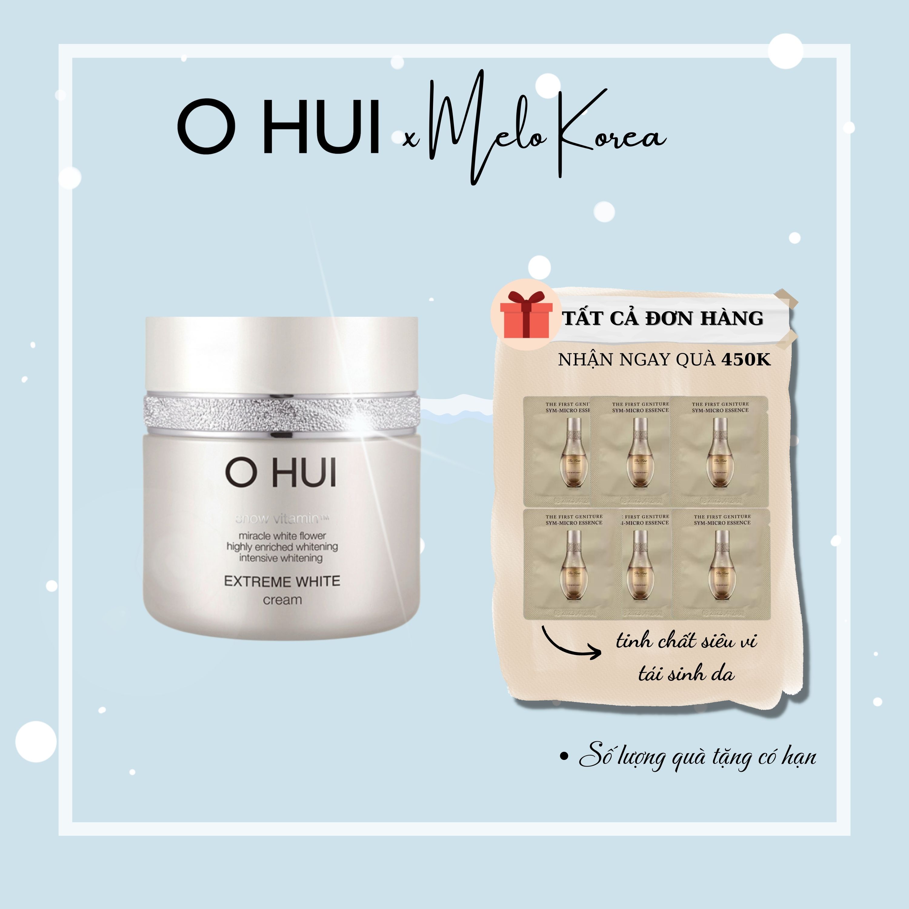 Kem dưỡng trắng OHUI Extreme White Cream 50ml