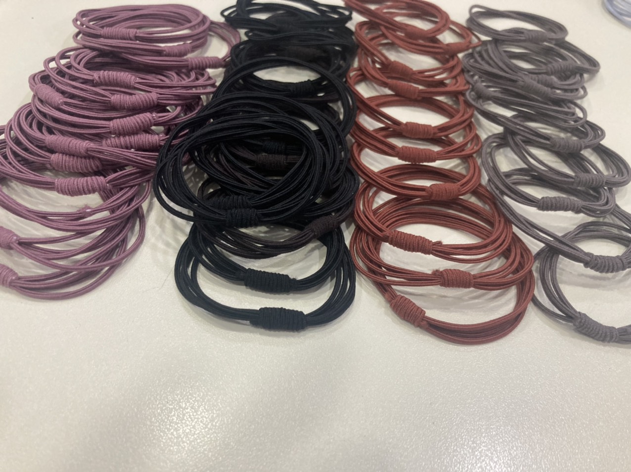 10 Dây buộc tóc, chun buộc tóc 4 sợi