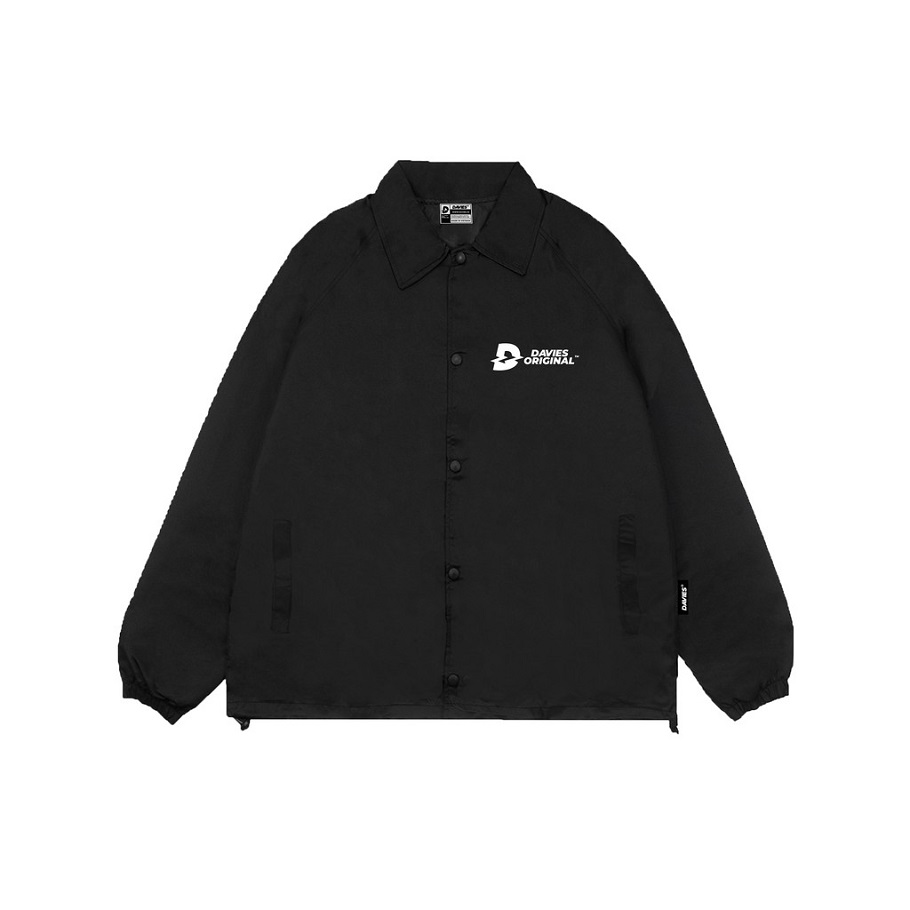 Davies - áo khoác dù nam màu đen - dsw jacket original
