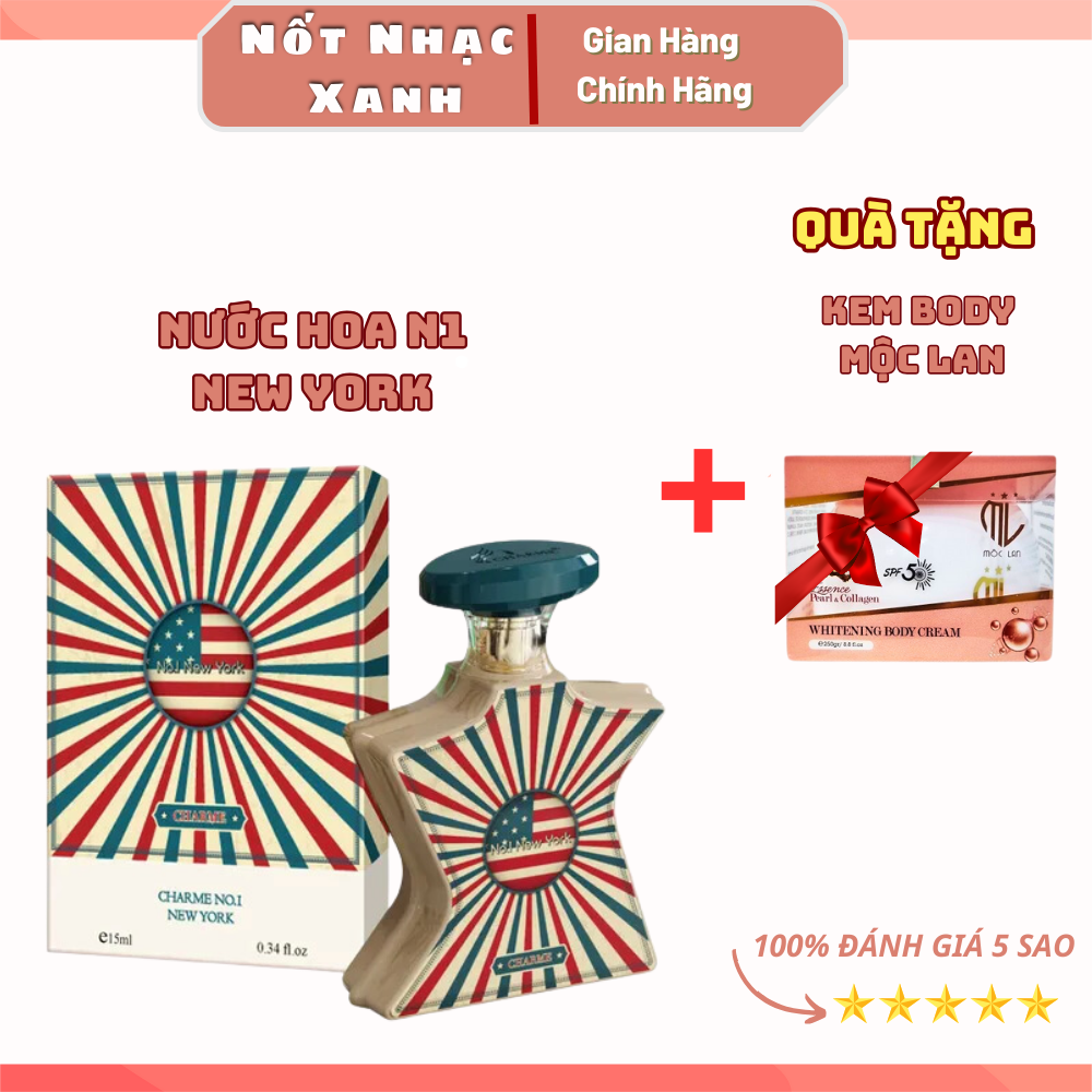 Nước hoa no.1 new york + tặng kem body