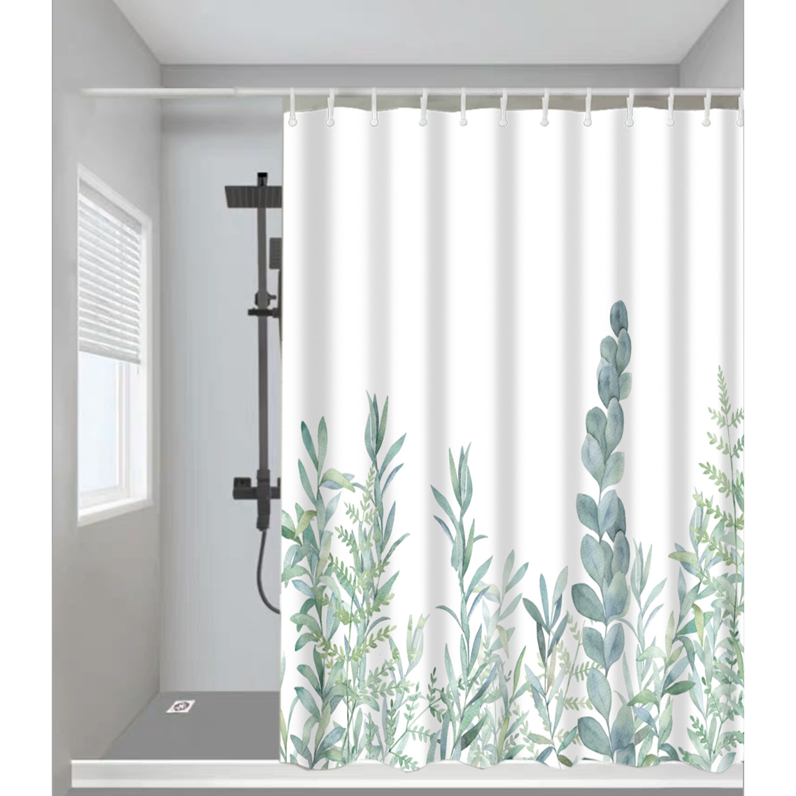 [HCM]Rèm phòng tắm không thấm nước 180X200CM