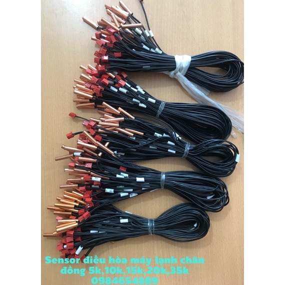 Sensor cảm biến điều hòa máy lạnh đầu đồng 5k,10k,15k,20k,35k
