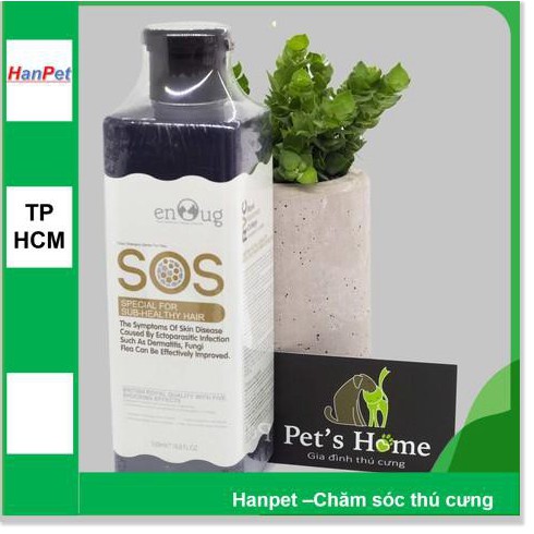 Sữa Tắm SOS - chai 530ml cho chó mèo -SOS đen viêm da