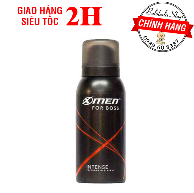 [HCM]Xịt khử mùi toàn thân Xmen For Boss 50ml