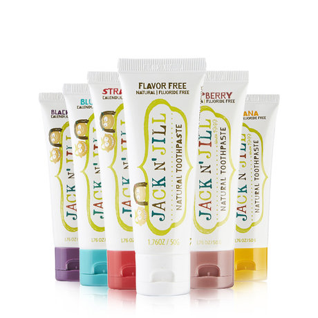 Kem đánh răng hữu cơ cho bé Jack N’ Jill Natural Toothpaste 50g-vị milkshake / dâu