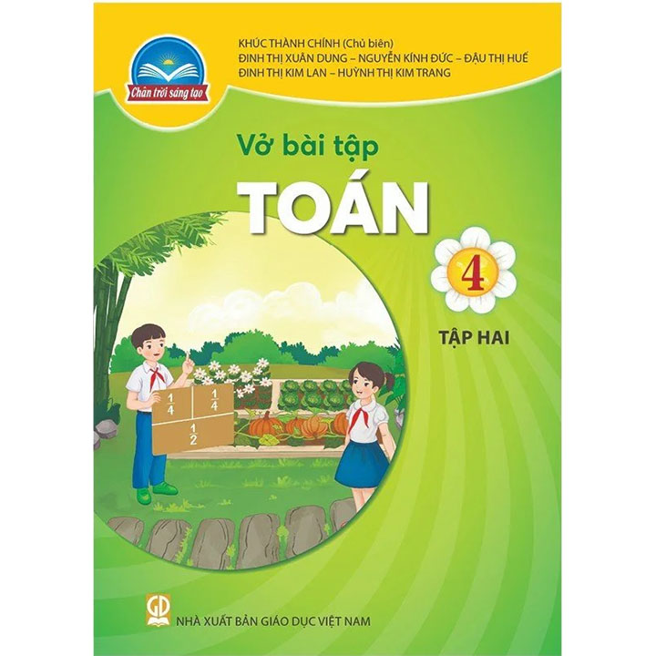 Sách vở bài tập toán lớp 4 tập 2 chân trời sáng tạo