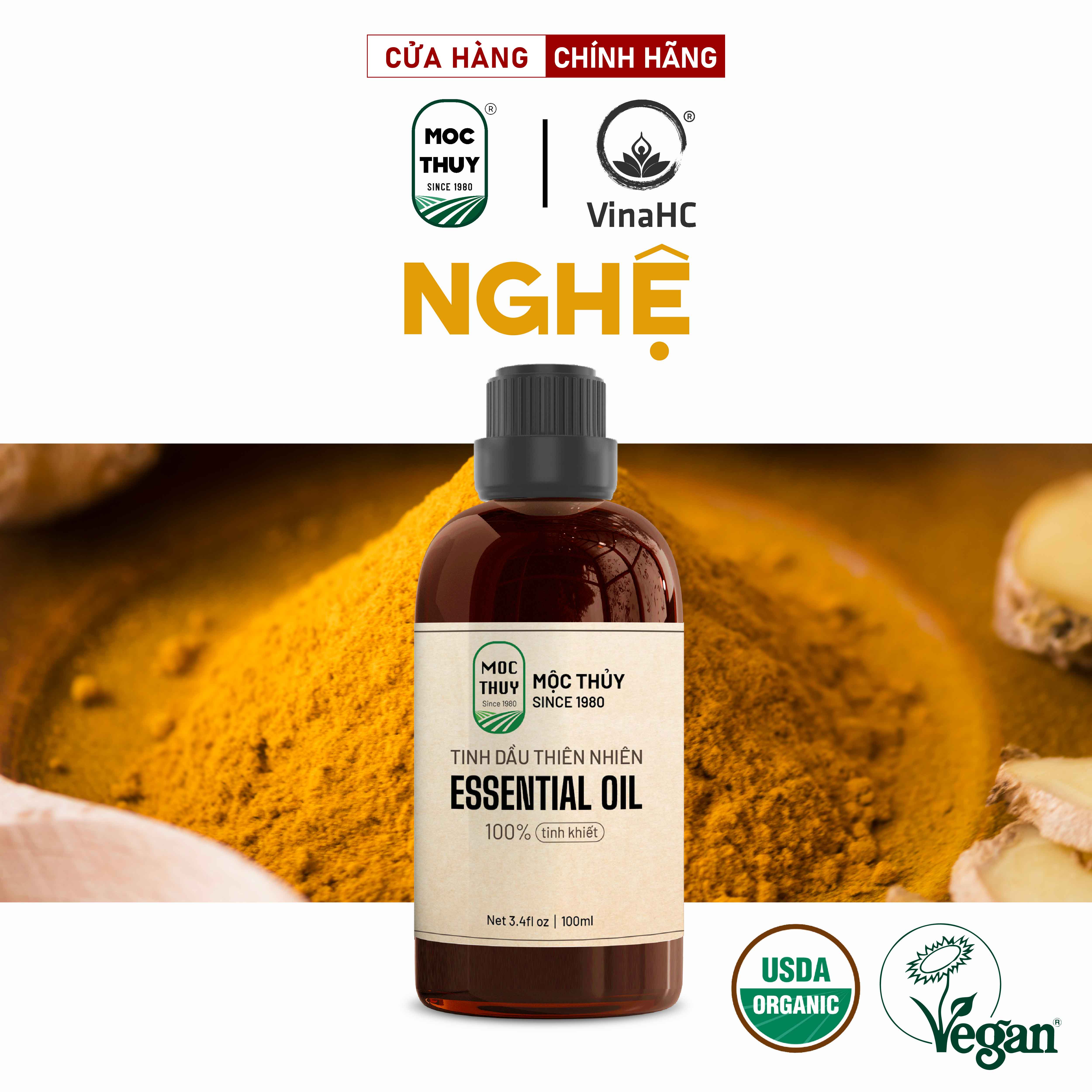 Tinh dầu thiên nhiên Nghệ Mộc Thủy - Turmeric Essential Oil - Đạt chuẩn chất lượng kiểm định