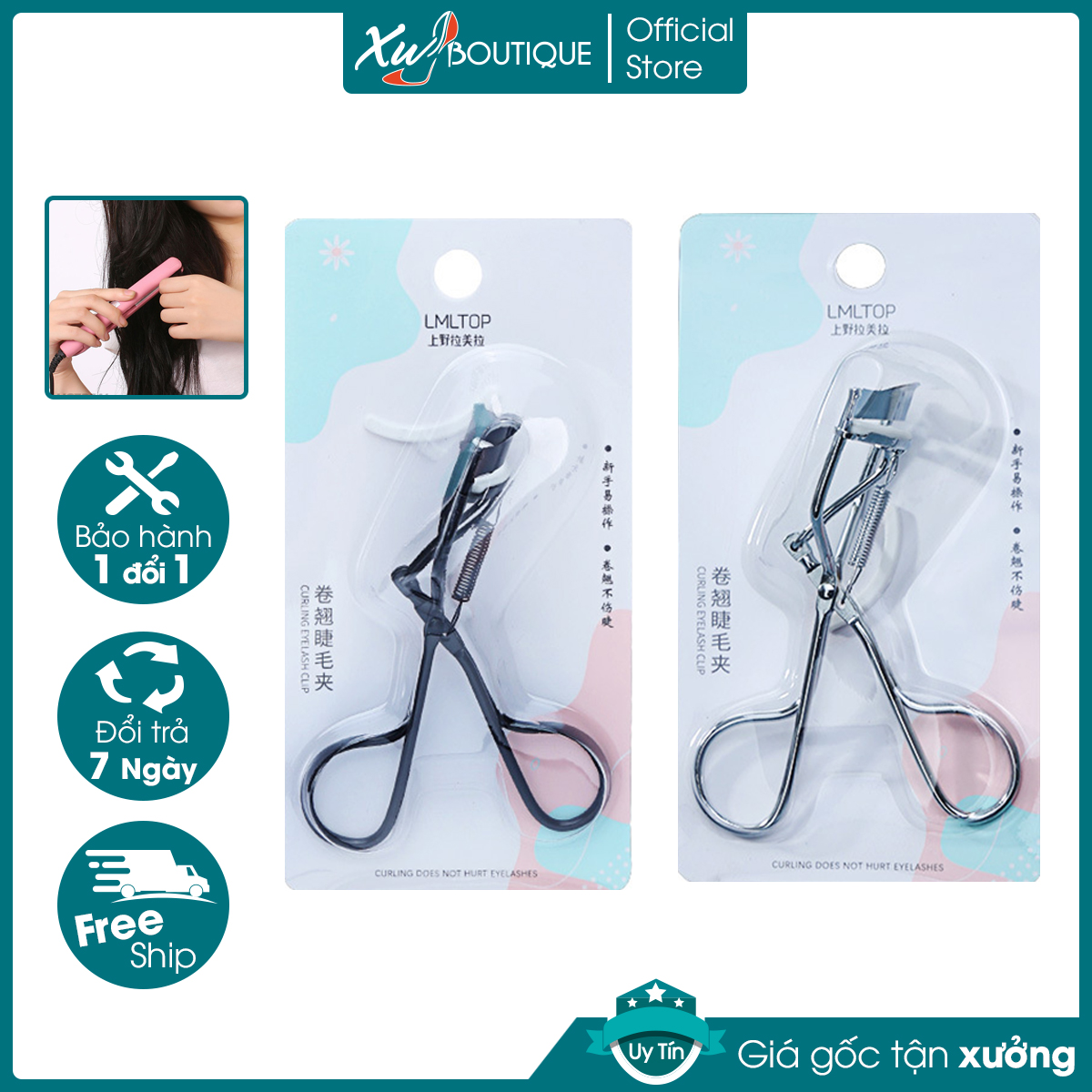 Kẹp Bấm Mi, Bấm Mí Mắt Korea Lameila (Siêu tốc)