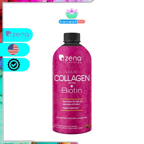 Nước uống Collagen + Biotin Zena Collagen + Biotin Liquid 900ml