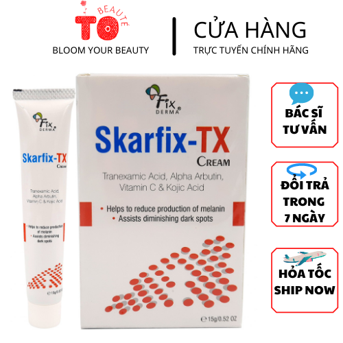 Fixderma skarfix-tx cream 15g- kem dưỡng trắng da, mờ thâm