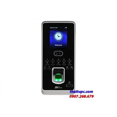 Máy kiểm soát cửa vân tay - khuôn mặt - thẻ zkteco multibio 800-id