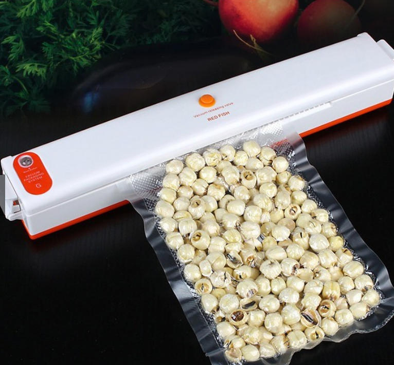 Máy hút chân không hàn miệng túi RED FISH chính hãng + Tặng kèm 10 túi dày dặn