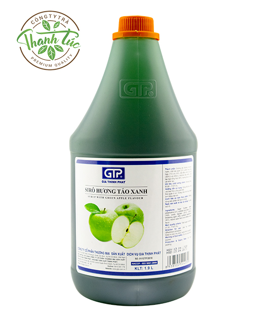 Siro gia thịnh phát táo bình 1 lít 9