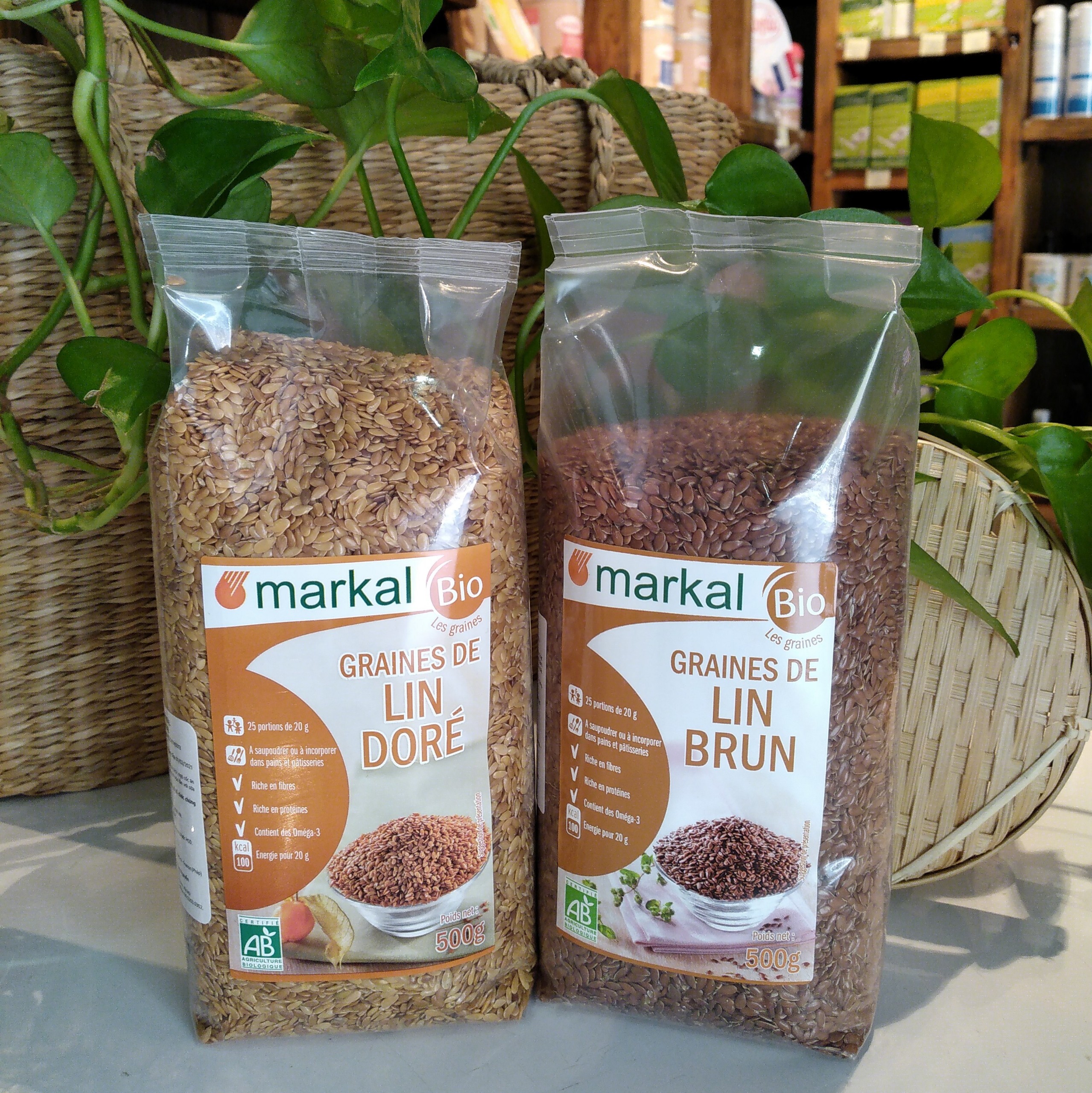 Hạt lanh hữu cơ markal 500g - leafhouse hcm