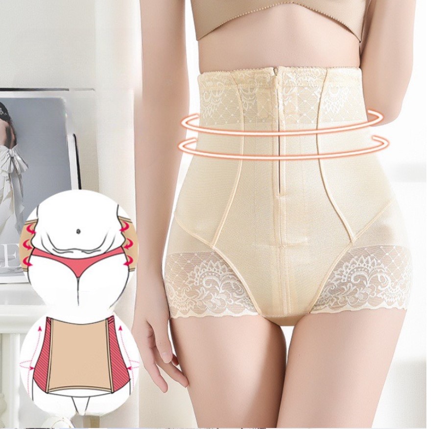 Quần gen nịt bụng khóa kéo - giúp vòng eo thon gọn