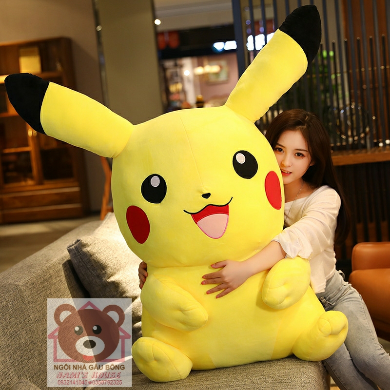 Gấu Bông Pikachu siêu to khổng lồ - Pikachu siêu mềm mịn - Pikachu cực lớn