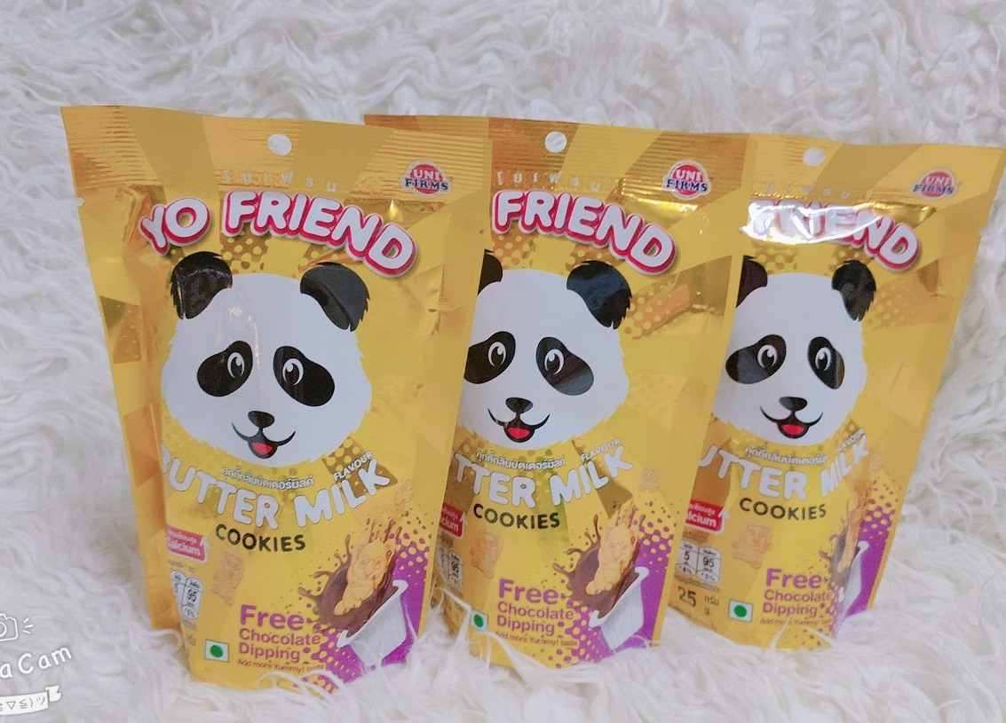 Bánh gấu chấm socola yo friend thái lan