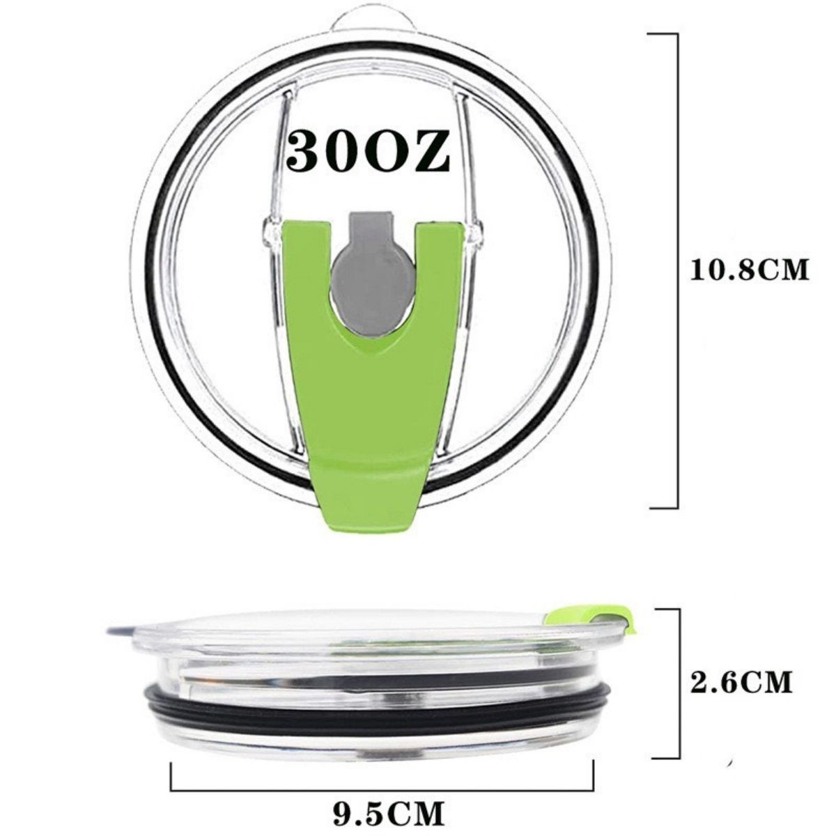 Nắp Ly giữ nhiệt Thái Lan 900ml, Silicon chống rò rỉ, Khoá an toàn, Nhựa cứng thực phẩm chịu được nhiệt độ cao