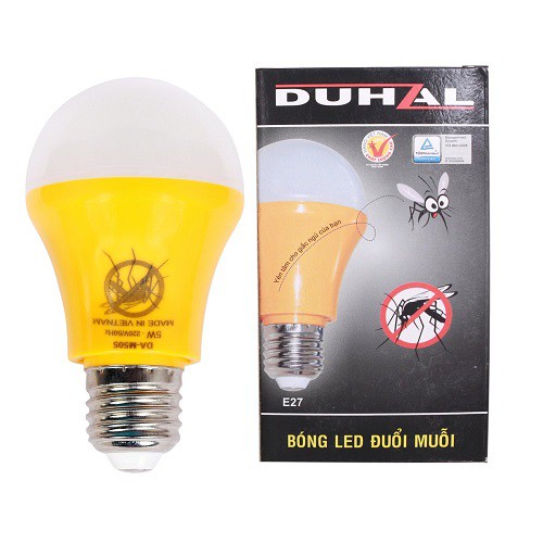 Bóng led đuổi muỗi 5w duhal da-m505 - vàng