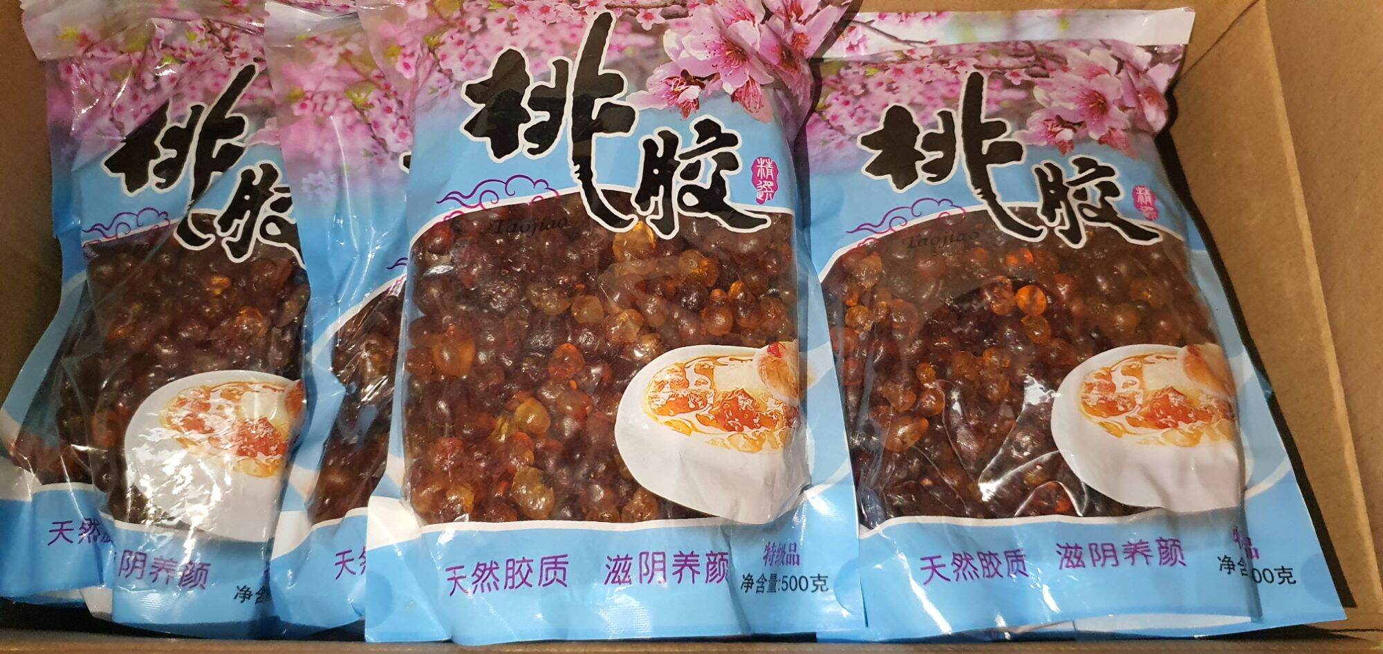 Nhựa đào GIỌT LỆ chuẩn cao cấp loại 1 đẹp gói 500g- date mới