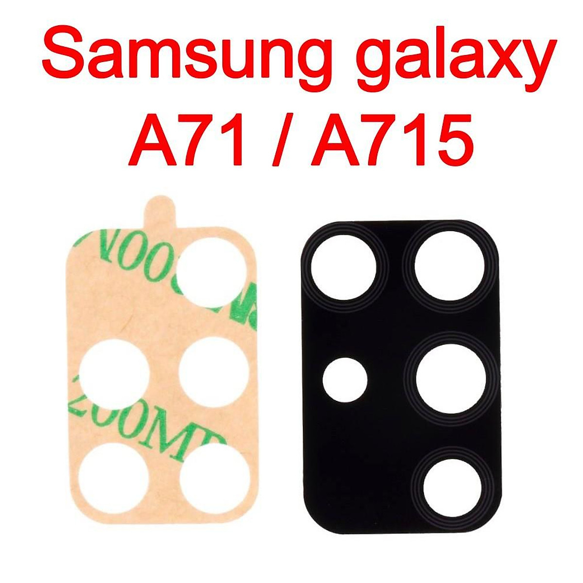 Kính camera sau cho samsung galaxy a71 a715 linh kiện thay thế