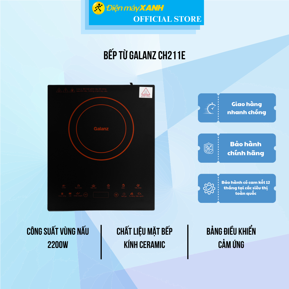 Bếp điện từ galanz ch211e