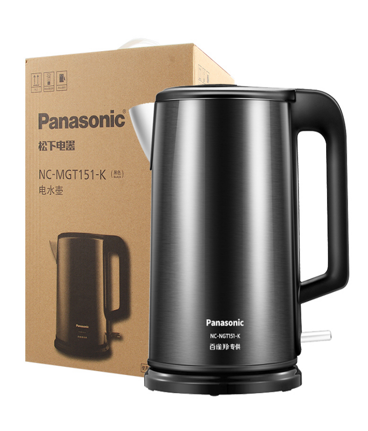 ẤM NƯỚC SIÊU TỐC PANASONIC NC-CWK21 , DUNG TÍCH 1.5 LÍT, 2 LỚP CHỐNG NÓNG, INOX 304, HÀNG NHẬP KHẨU CHÁNH HÃNG