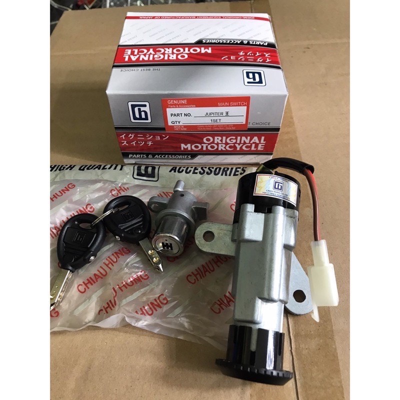 Bộ ổ khoá 6 cạnh cho xe jupiter v