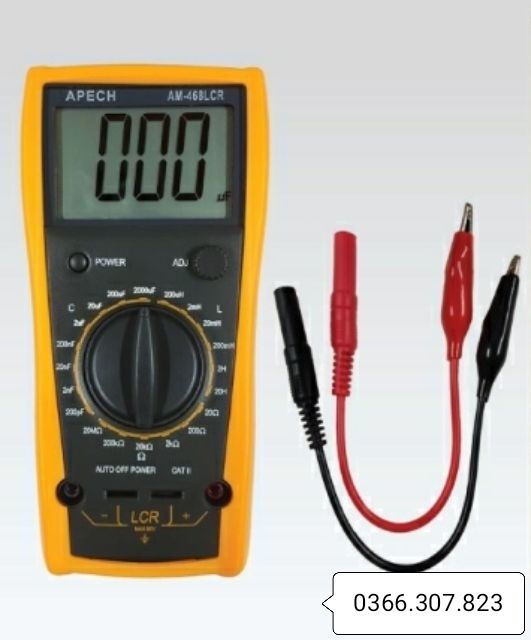 [HCM]Đồng hồ vạn năng đo cuộn cảm APECH AM-468CR