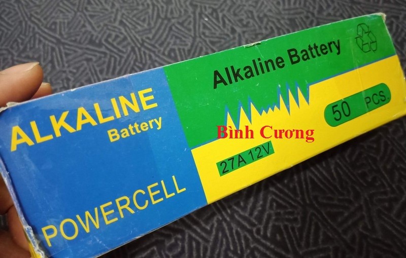 Combo hộp 50 viên pin alkaline 12v27a