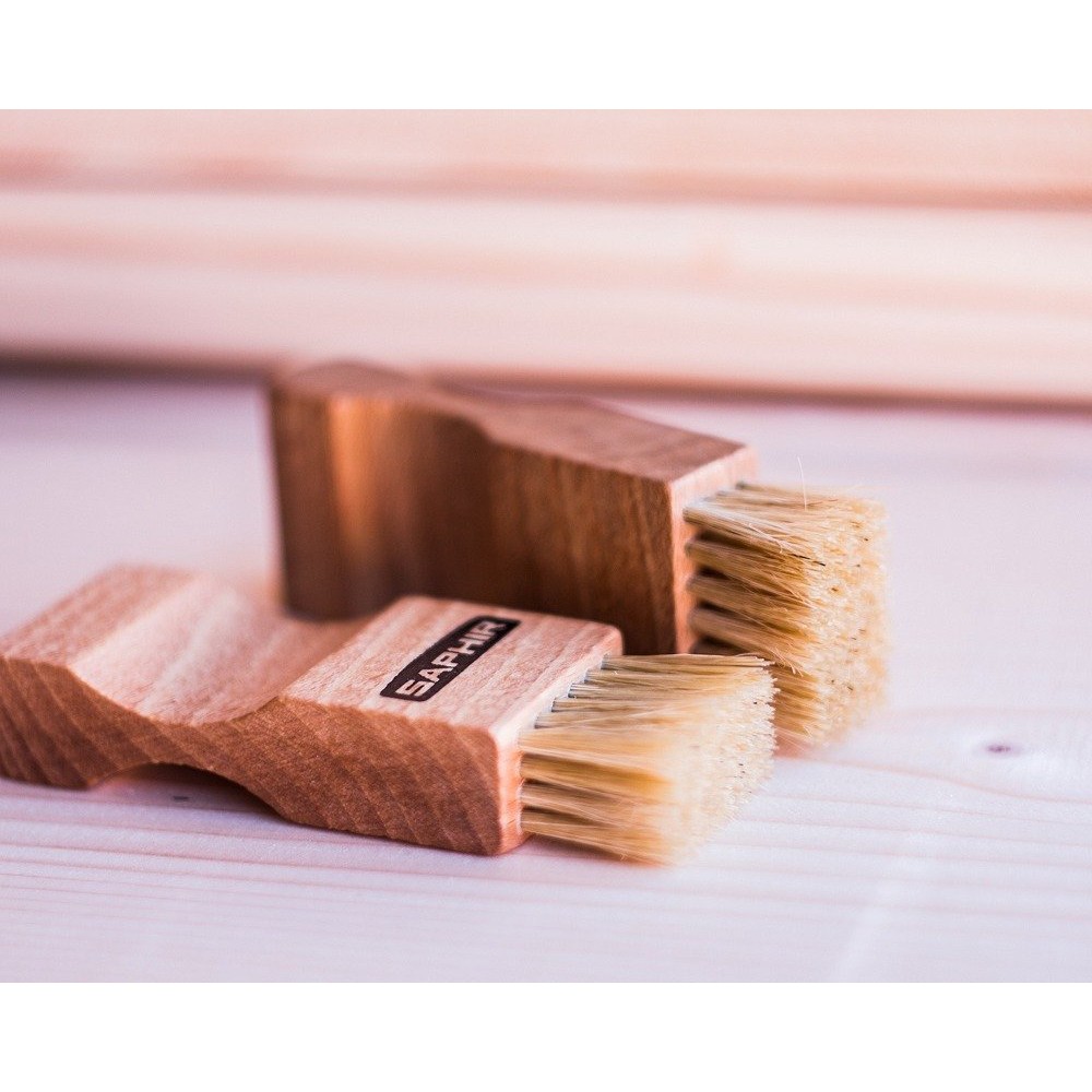 Bàn chải bôi màu kem hay sáp nhập Saphir Pháp BDC Pommadier brush