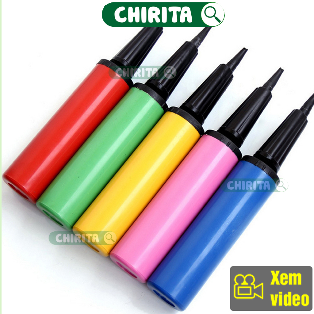 Bơm Bong Bóng Bằng Tay LOẠI LỚN Cực Nhanh - Bơm bóng bay, bơm bóng yoga, bơm phao bơi... tiện dụng