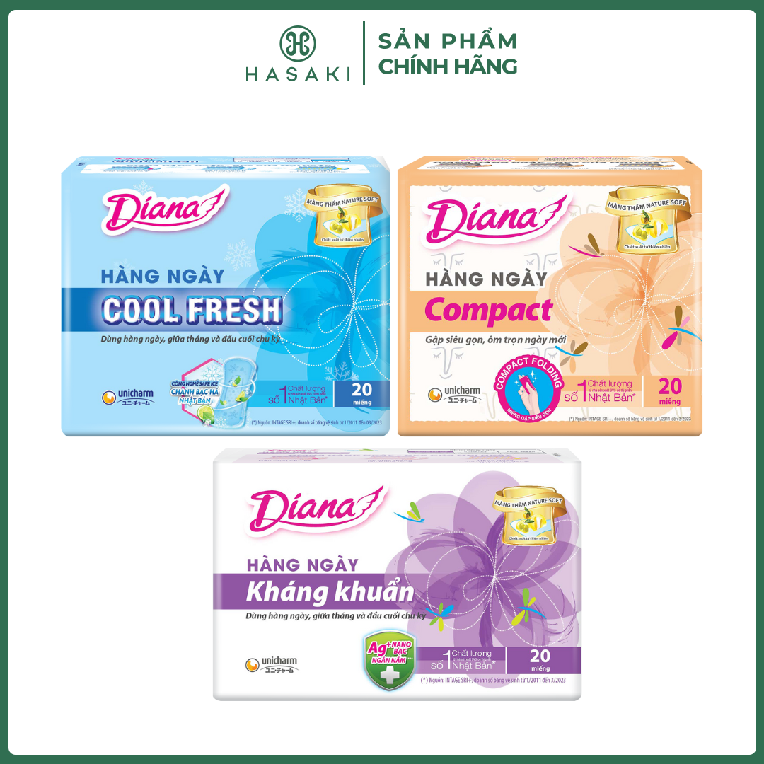 Băng Vệ Sinh Diana Hàng Ngày Sensi Hasaki Sản Phẩm Chính Hãng