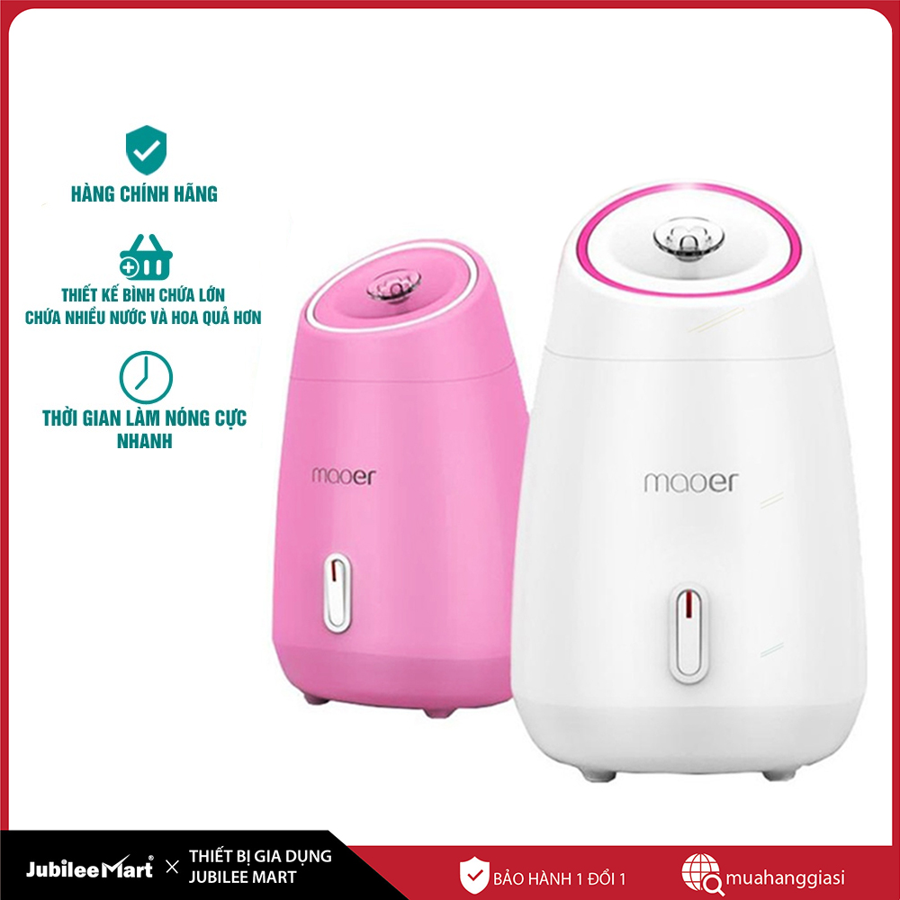 [ CÓ HÀNG SỐ LƯỢNG ÍT ] Máy Xông Mặt Maoer, Máy Xông Mặt Hoa Quả Tươi, Máy Xông Hơi Mặt, Máy Xông Mặt Mini, Máy Xông Hơi Spa - Hơi Nước Sẽ Tiếp Xúc Trực Tiếp Với Da Làm Giãn Nở Lỗ Chân Lông Giúp Làm Sạch Sâu Làn