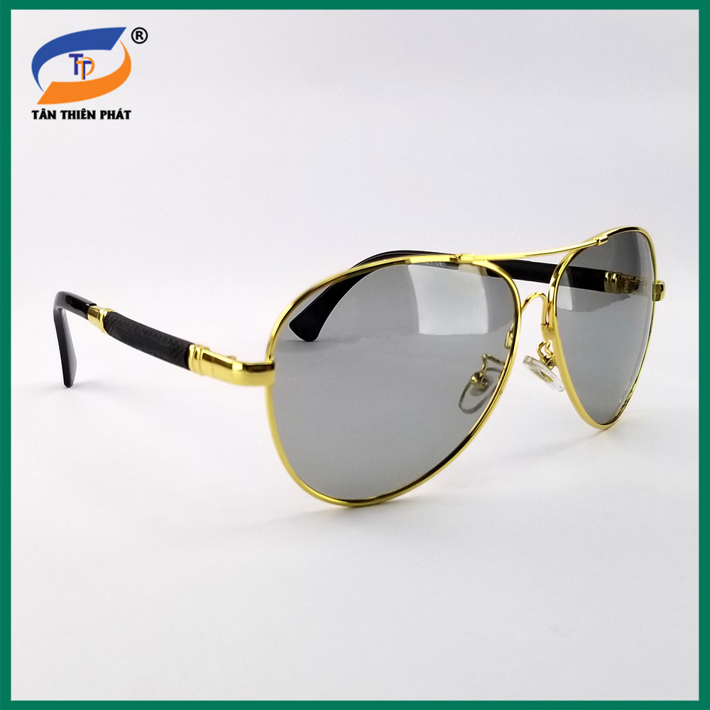 Kính mát nam mắt đổi màu đi ngày và đêm 8856 - Gọng kính kim loại uốn dẻo - Kính đi đêm nam - Bảo hành 12 tháng - Sunglasses for men 2021