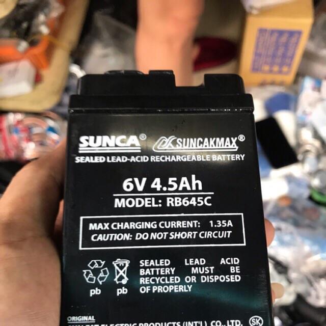 Cục sạc ắc quy suca 6V - 45Ah ( dùng cho đèn tích điện  quạt tích điện)