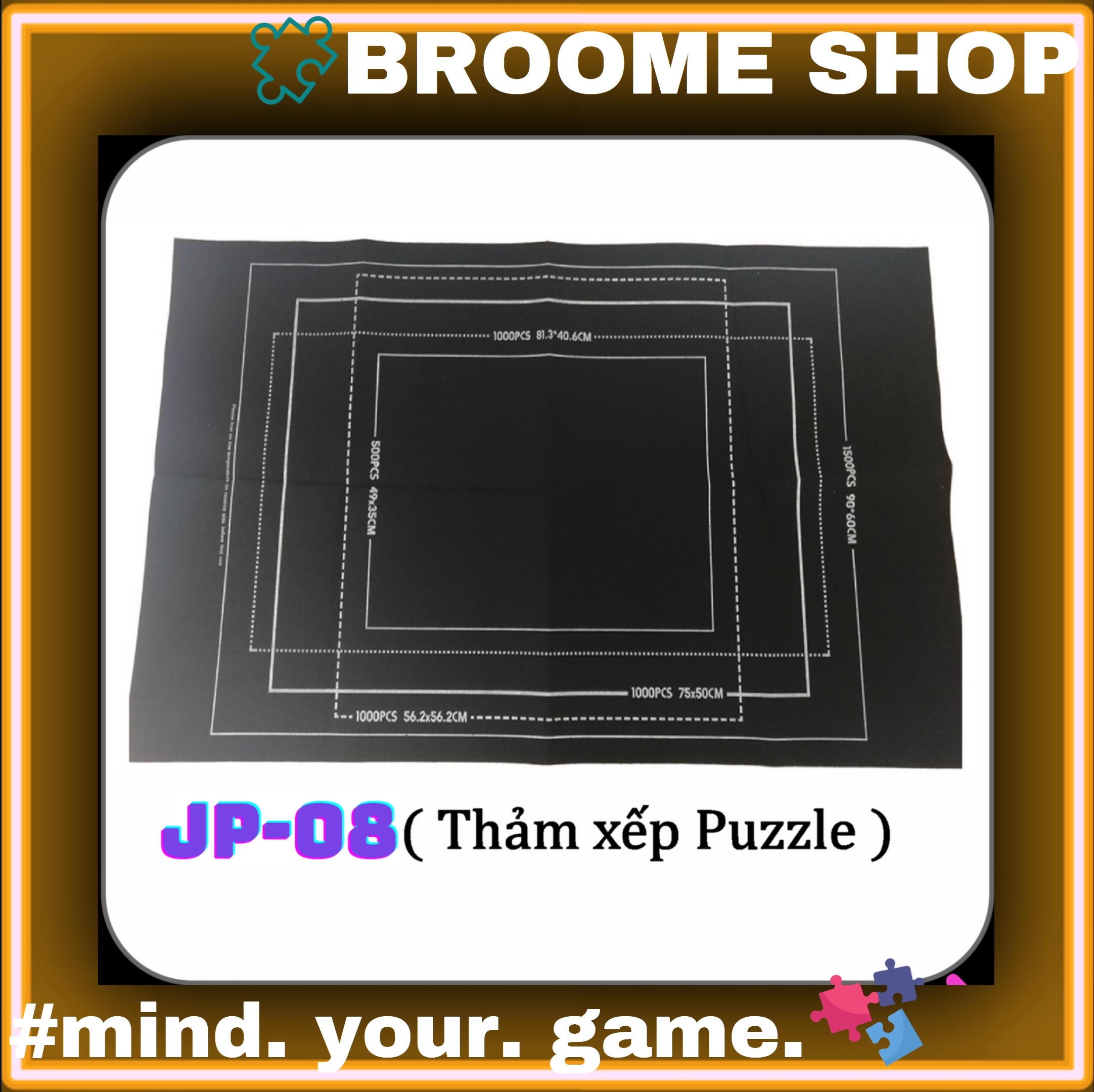 [HOT] Thảm Xếp Tranh Ghép Hinh Thảm Xếp Puzzle 1500 Miếng BROOME 1500 mảnh 1500 pcs