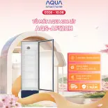 [SẢN PHẨM MỚI 2025] Tủ mát AQUA 396 lít AQS-AF520H - Làm lạnh 360 độ - 6 ngăn mát - Freeship