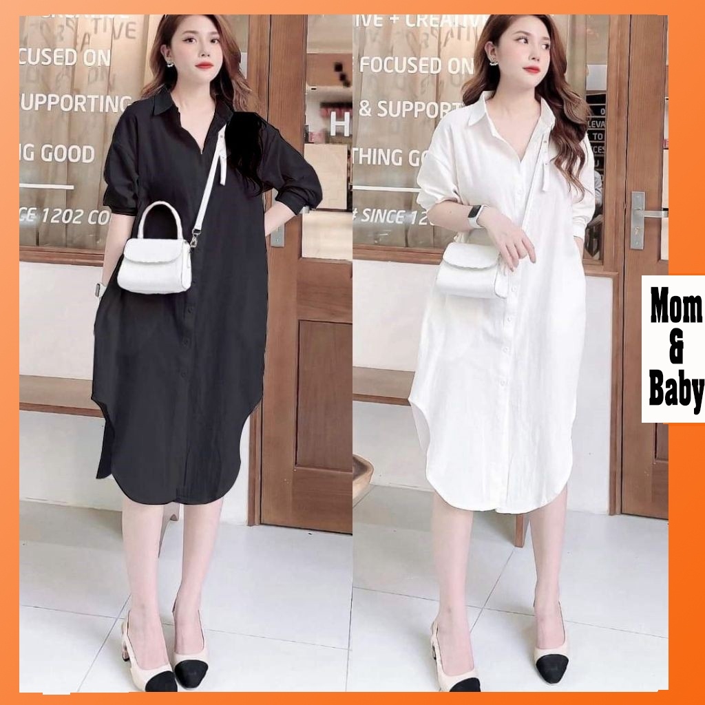 Váy bầu thu đông cao cấp💕đầm bầu thiết kế thu đông sang chảnh💕free size 43~68kg