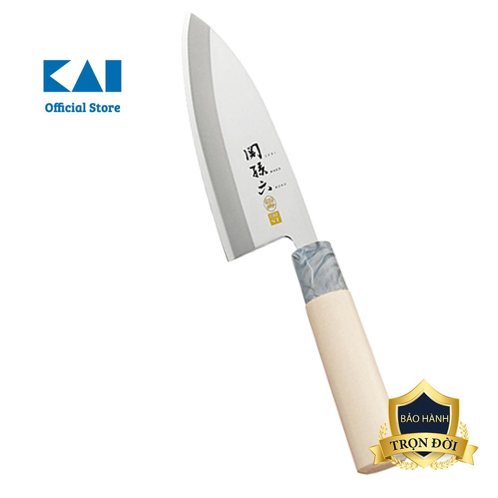 Dao làm bếp Nhật cao cấp KAI Ginju Deba - Dao thái lọc thịt cá tay trái AK5062 (150mm)