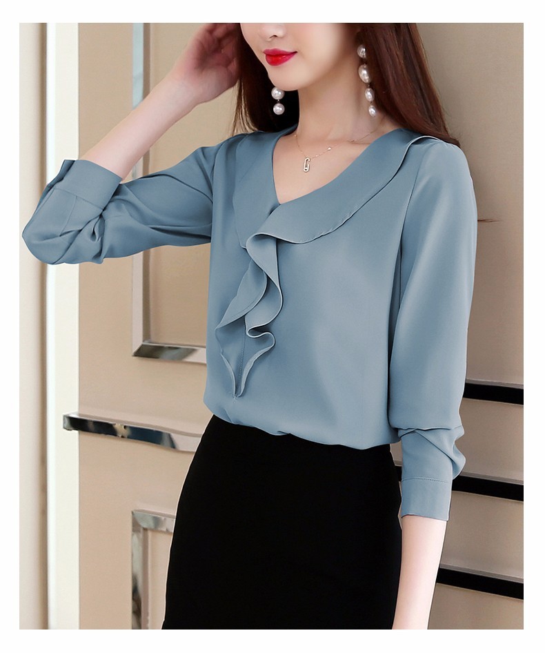 [PN FASHION]ÁO KIỂU NỮ TAY DÀI BÈO NGỰC DỄ THƯƠNG - AP001