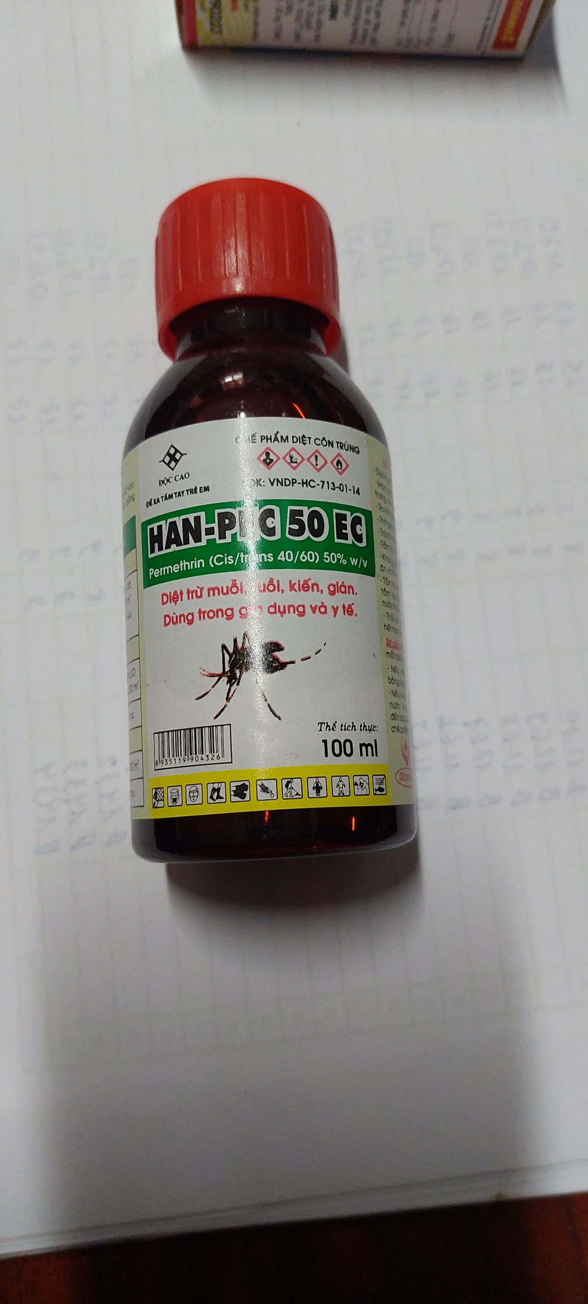 Muỗi Hanpec 100ml