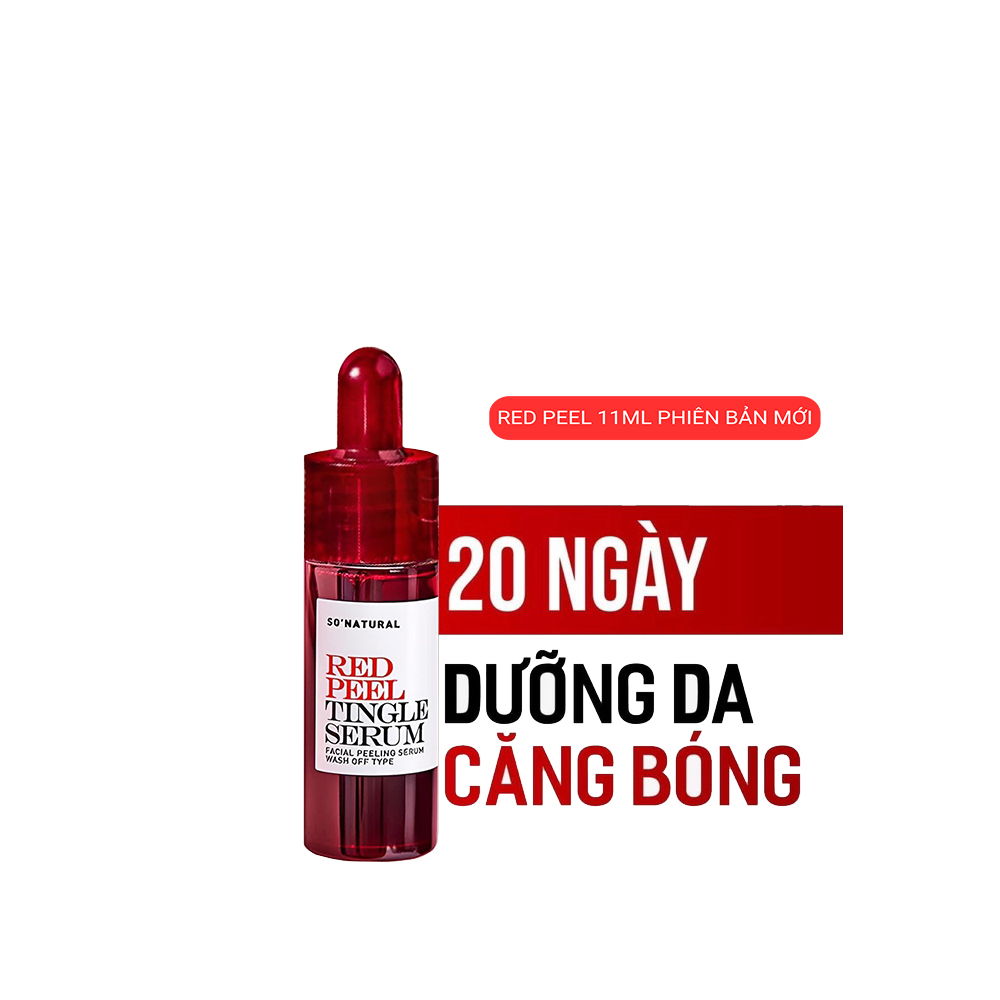 Tinh chất tái tạo da so natural red peel tingle serum 11ml