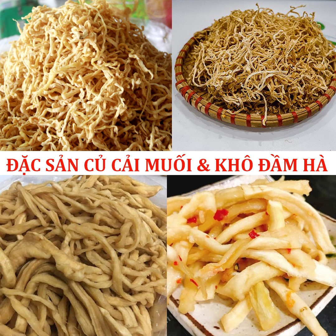 Củ cải non muối giòn 1kg - đặc sản đầm hà quảng ninh