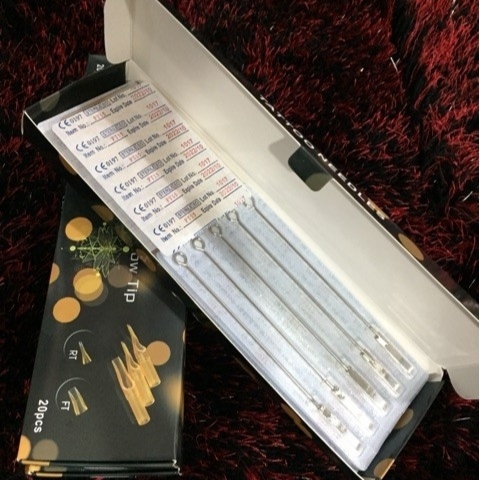 Bộ kim xăm + Ngòi 5RL đi nét ( 20 kim + 20 Ngòi )
