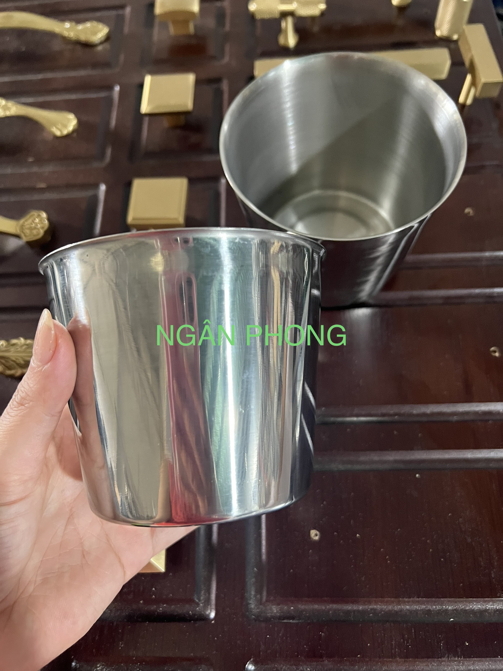 Ly làm đá inox