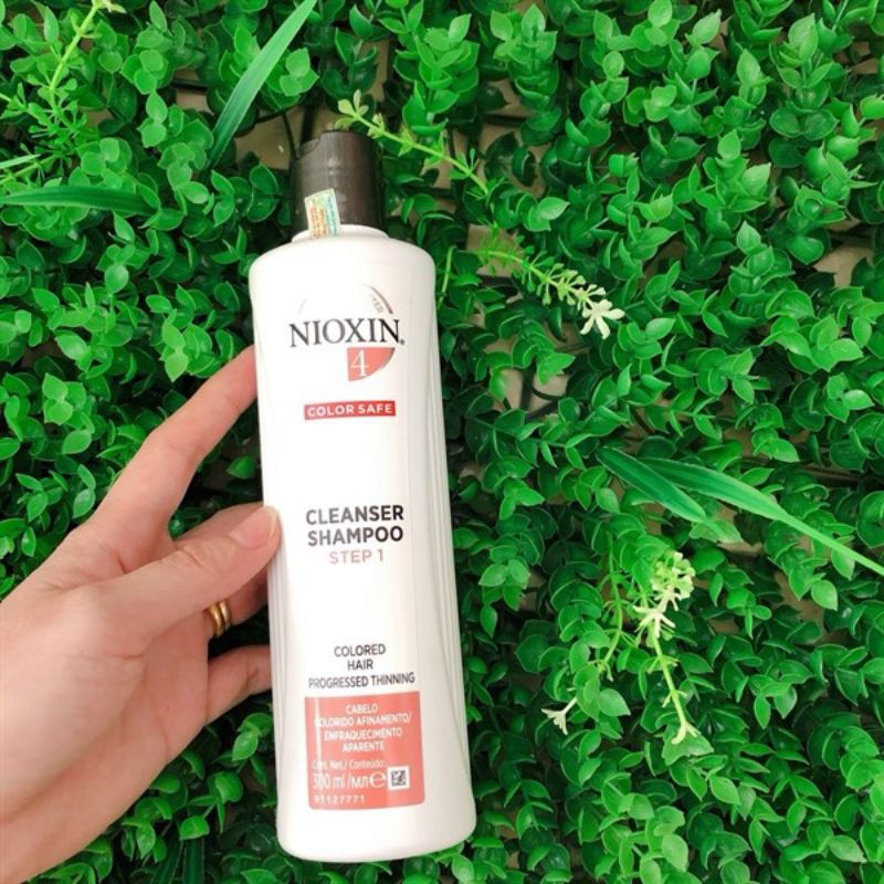 Dầu gội nioxin 4 dành cho tóc nhuộm, thưa mỏng và rụng nhiều 300ml