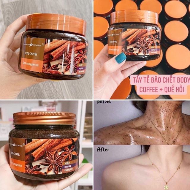 Tẩy tế bào chết Quế hồi chính hãng Nga