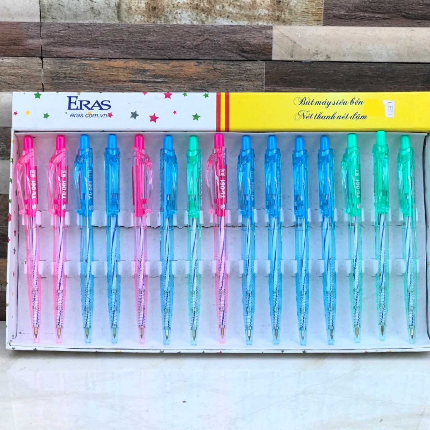 Pens - bút bi tl ngòi 0.5mm tl-061vpp trí đức